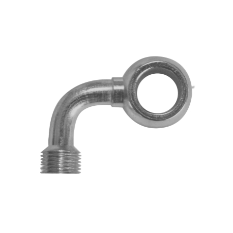 Fren Tubo, koncovka brzdové hadice, s homologací, průměr 10mm (90° na bok ), chromovaná