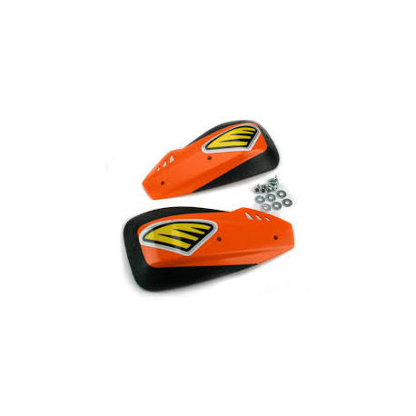 Cycra, náhradní plasty pro kryty páček model Series One, oranžová barva(šrouby v sadě)