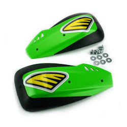 Cycra, náhradní plasty pro kryty páček model Series One, zelená Fluo barva (šrouby v sadě)