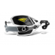 Cycra, kryty páček s alu výztuhou, s držáky (28,6mm), model Ultra Probend Racer Pack CRM, barva černá/bílá