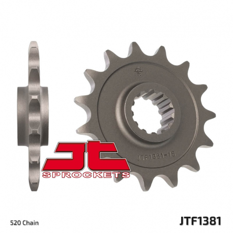 JT, přední řetězové kolečko, 2042 15 Honda CB 500F/X '13-'15, CBR 500R '13-'16, NC 700 '12-'14, CT/CTX 700 14 (JTF1381.15)* (JTF