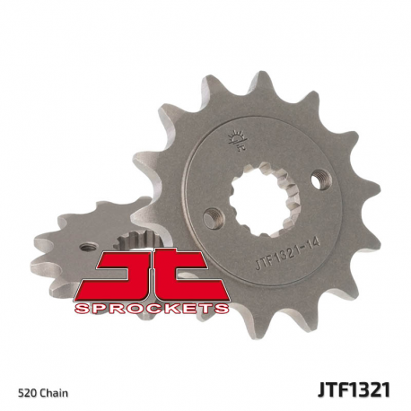 JT, přední řetězové kolečko, 2067 14 Honda CRF 250L '13-'15 (JTF1321.14)* (zaměnitelné s 2506 14 a 2261 14) (řetěz 520)