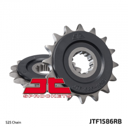 JT, přední řetězové kolečko, 2142 16, s gumovou výplní, Yamaha R6 '06-'16 (JTF1586.16RB)* (řetěz 525)