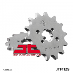 JT, přední řetězové kolečko, 2153 14 Aprilia RS/RX 50 '06-'11 (JTF1129.14)* (JTF1128.14) (řetěz 420) - nahrazuje 210714JT (JTF11
