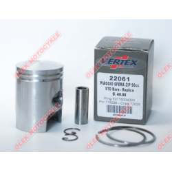 Vertex, pístní sada Piaggio,SFERA,ZIP,QUARZ,FREE 41,00 mm (+1,00) ( kroužky 52715004100 X 2 ks. )