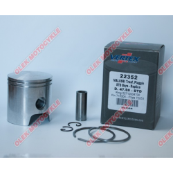 Vertex, pístní sada Malossi (Piaggio, Gilera) (47,00mm nominal) čep 12mm (kroužky 52712004700 X 2)