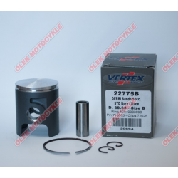 Vertex, pístní sada Derbi, (kroužky 53010003990 X 1 ks.) (39,84mm) čep 12mm