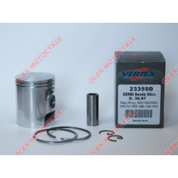 Vertex, pístní sada Derbi Senda 50 (39,86mm), (kroužky 53010003990 x 2ks.)
