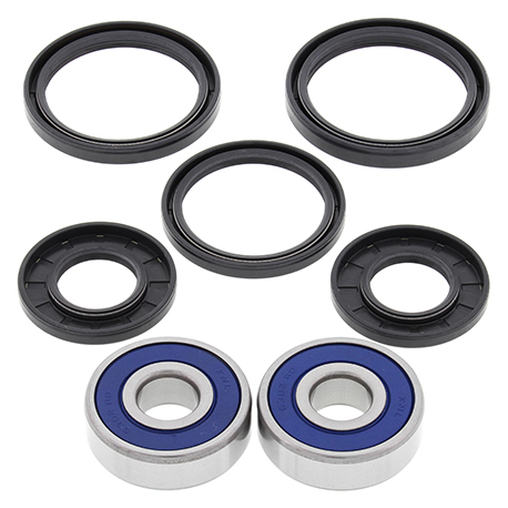 All Balls, sada ložisek a gufer předního kola, Honda CBR250R 11-13,CBR300R 15-18,VT125 SHADOW 99-06,Yamaha XV750 VIRAGO 88-