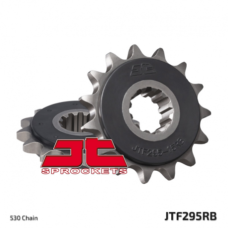 JT, přední řetězové kolečko, 295 15, s gumovou výplní, Honda CBR 600F '87-'98 (JTF295.15RB)* (řetěz 530)