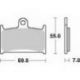 SBS, brzdové desky KH145 / KH236 Street Ceramic, černá barva, určeno pro: Yamaha RF900, Suzuki GSF1200 `96-00