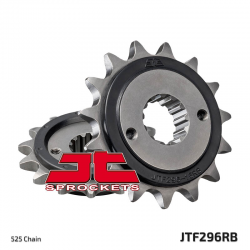 JT, přední řetězové kolečko, 346 16, s gumovou výplní, Honda VT 600C SHADOW '90-'07, XRV 650 88-90 (JTF296.16RB)* (řetěz 525)