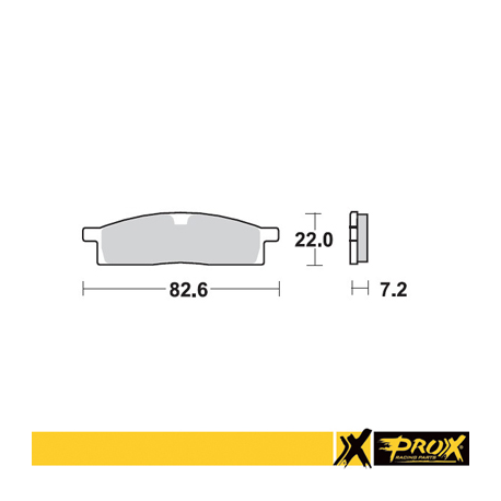 ProX, brzdové desky KH119 Yamaha YZ 80/85 '93-19, YZ 65 '19-20, TTR 125 '00-18, přední