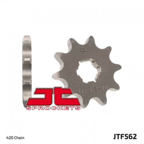 JT, přední řetězové kolečko, 415 10 Kawasaki KFX 50 '03-'06, Suzuki LTA 50 '02-'05, Suzuki TS 50, Yamaha DT 50MX (JTF562.10)* (ř