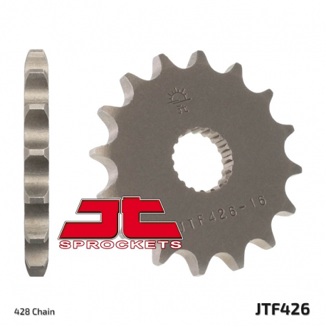 JT, přední řetězové kolečko, 426 13 Suzuki GN 125 '92-'00, GS 125 '79-'00 (JTF426.13) (řetěz 428)