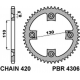PBR, rozeta 4306 55 Honda CR 80/85 (JTR215.55)* (řetěz 420)