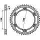 PBR, rozeta 4365 44 Suzuki DR 650 SE 96-04 (+2) (JTR1791.44) (řetěz 525)