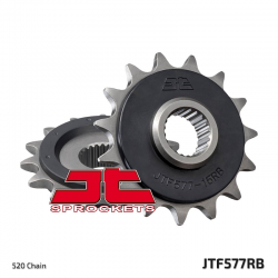 JT, přední řetězové kolečko, 441 15, s gumovou výplní, Yamaha XT 600 '87-'03, XTZ 660 '91-'98 (JTF577.15RB)* (JTF1577.15) (řetěz