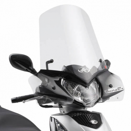 Kappa, plexištít, Kymco People GTi 125-300 (10-18) 53 x 72, čirý - nutno zkombinovat s držáky A443AK