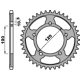 PBR, rozeta 4447 40 C45 Aprilia RSV 1000 04-11, TUONO 1000 06-10 (JTR702.40) (řetěz 525)