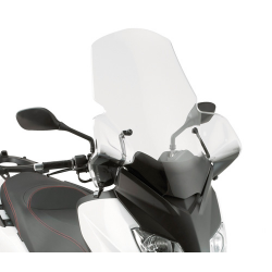 Kappa, plexištít, Yamaha X-MAX 125-250 (10-13), MBK Skycruiser 125 (10-12) 73,5 X 63 cm, čirý - nutno zkombinovat s držáky D446K