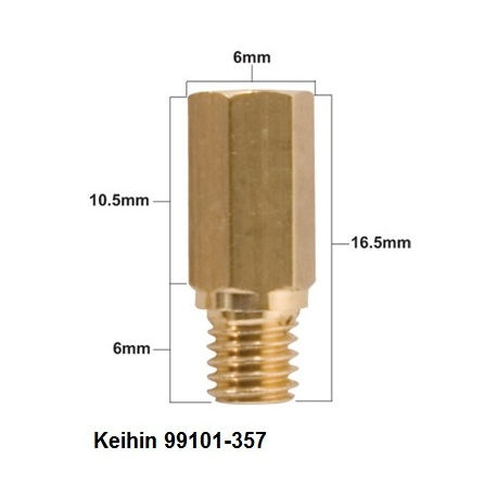 ProX, hlavní tryska, Keihin TYP 99101-357 průměr 112 ( 1 ks. )