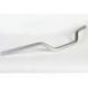 Renthal, řidítka 7/8" (22mm) Road Handlebar SILVER HIGH, stříbrná barva