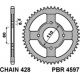 PBR, rozeta 4597 42 C45 Honda CBF 125 09-14 (JTR1219.42) (řetěz 428)