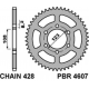 PBR, rozeta 4607 49 C45 Derbi GPR 125 4T 09-13 (řetěz 428)