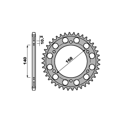 PBR, rozeta 46113 42 C45 BMW F 650 GS 10-13, NA ŚRUBĘ 10,5 mm (JTR3.42) (řetěz 525)