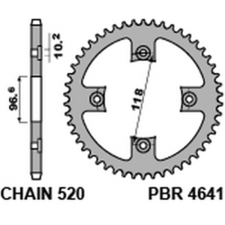PBR, rozeta 4641 42 C45