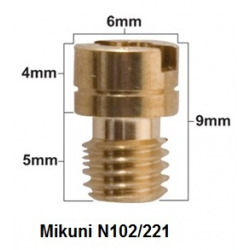ProX, hlavní tryska Mikuni TYP N102/221 průměr 137,5 ( 1 ks. )