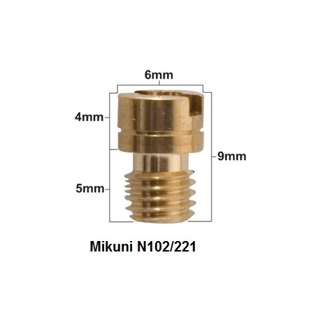 ProX, hlavní tryska Mikuni TYP N102/221 průměr 137,5 ( 1 ks. )