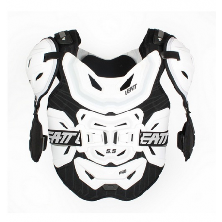 Leatt, chránič hrudníku, Chest Protector 5.5 Pro, barva bílá, velikost UNI