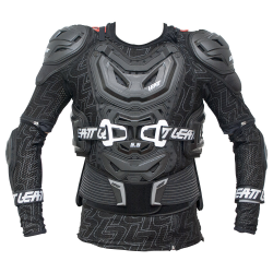 Leatt (2022), hrudní chránič, Body Protector 5.5 Black, černá barva, velikost XXL