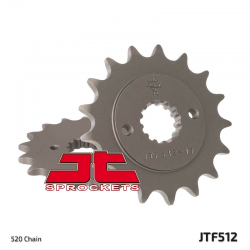 JT, přední řetězové kolečko, 525 15 Kawasaki ZXR 400, KLE 500 '91-'96 (-1), GPZ 500S (-1) (JTF512.15)* (řetěz 520)