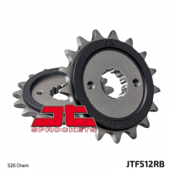JT, přední řetězové kolečko, 525 15 Kawasaki ZXR 400, KLE 500 '91-'96 (-1), GPZ 500S (-1) (JTF512.15RB)* (řetěz 520)