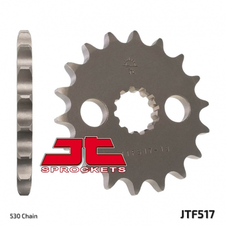 JT, přední řetězové kolečko, 526 17 Kawasaki ZZR 1200/1400 (JTF517.17)* (řetěz 530)