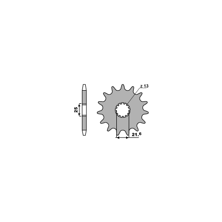 PBR, přední řetězové kolečko, 564 14 18NC SUZUKI DL/SV/GSF/GSXR/GSR (JTF520.14) (řetěz 525)