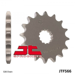 JT, přední řetězové kolečko, 566 15 (JTF566.15)* (řetěz 530) - zaměnitelné s 51315JT (JTF513.15) a 51915JT (JTF519.15)