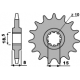 PBR, přední řetězové kolečko 599M 14 18NC (řetěz 420)