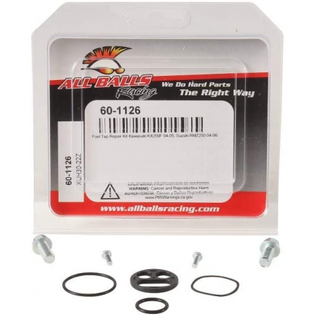 All Balls, opravná sada benzinového kohoutku, Kawasaki KXF250 04-05, Suzuki RMZ250 04-06