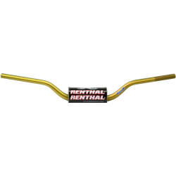 Renthal, řidítka 1,1/8" (28,6mm) MX Fatbar RC HIGH GOLD, zlatá barva s chráničem