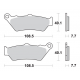 SBS, brzdové desky KH209 / KH209/2 Street Ceramic, černá barva