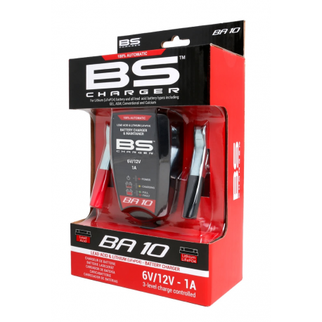 BS, nabíječka akumulátorů BA10 6V-12V 1A DO 20AH LITHIUM(LIFE P04) STD/AGM/GEL (EL)