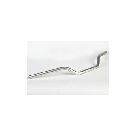 Renthal, řidítka 7/8" (22mm) Road Handlebar SILVER HIGH, stříbrná barva