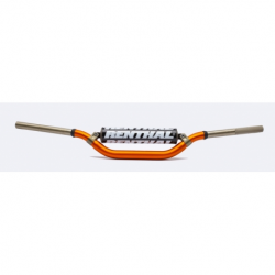 Renthal, řidítka 7/8" (22mm) MX Mini Handlebar ORANGE Kawasaki KX 65 02-16 PADDED, oranžová barva s chráničem