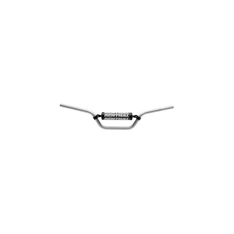 Renthal, řidítka 7/8" (22mm) ATV Handlebar SILVER Honda TRX 400/450 PADDED, stříbrná barva s chráničem