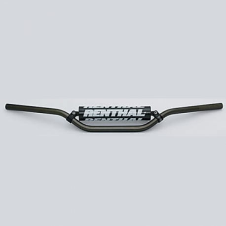 Renthal, řidítka 7/8" (22mm) Road Handlebar BLACK STREETFIGHTER, černá barva