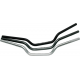 Renthal, řidítka 7/8" (22mm) Road Handlebar SILVER STREETFIGHTER, stříbrná barva